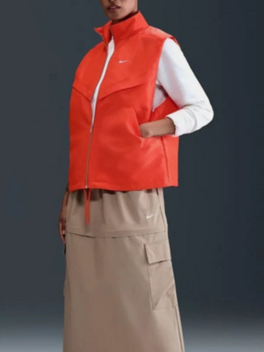 Nike Sportswear Windrunner Shine Vest Women's Size M HV2472 633